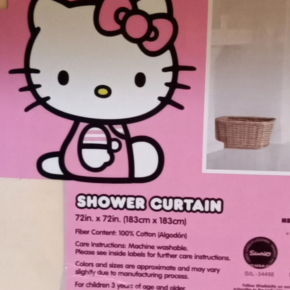 Hello Kitty Shower Curtain 🚿🚿🚿🧼🧽